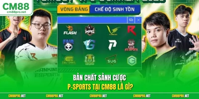 Bản chất sảnh cược P-sports tại CM88 là gì?