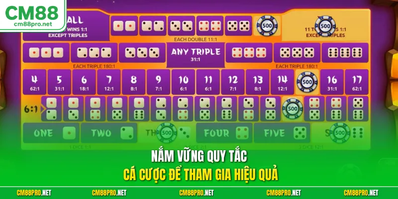 Nắm vững quy tắc cá cược để tham gia hiệu quả