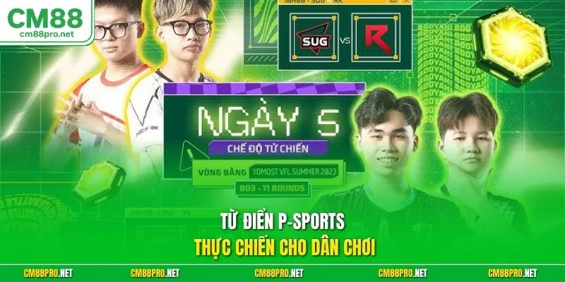 Từ điển P-sports thực chiến cho dân chơi